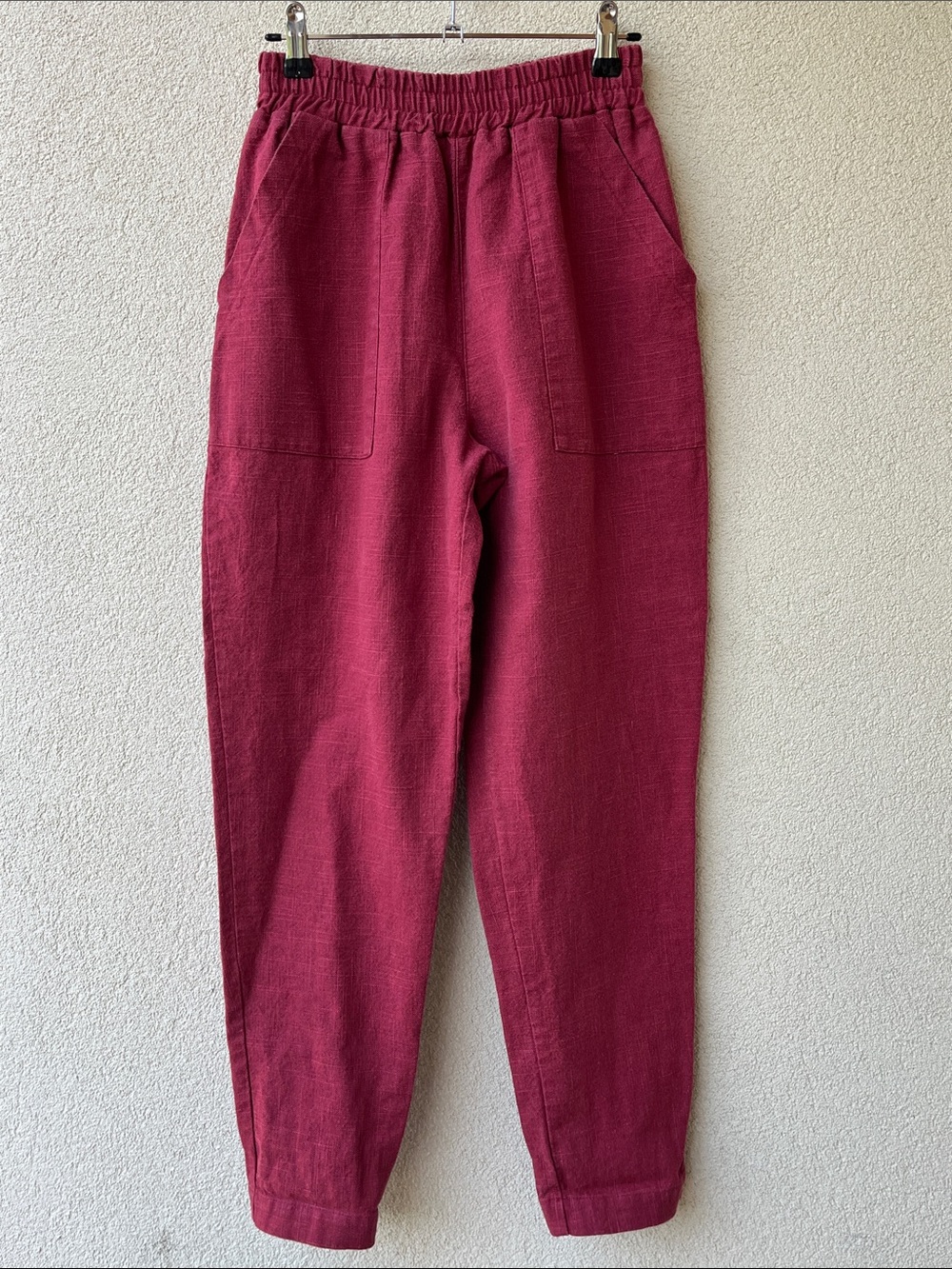Cedar & Vine Merlot Linen Pants